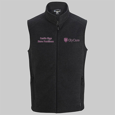 Men's Microfleece Vest: ED-3455