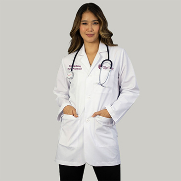 Glycare 31 Inches Unisex Consultation Coat: HF-1106