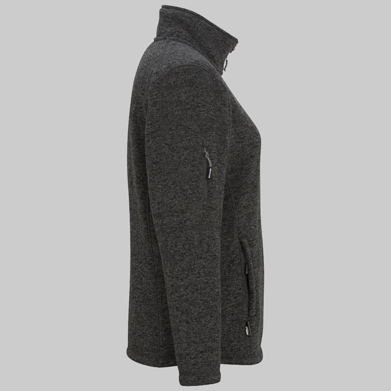 Ladies' Sweater Knit Fleece Jacket: ED-6460V3