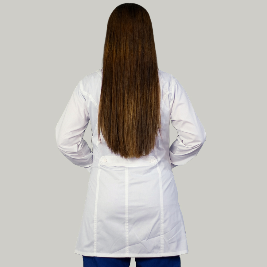 Glycare 35 Inches Women's Fashion Lab Coat: HF-1102V2