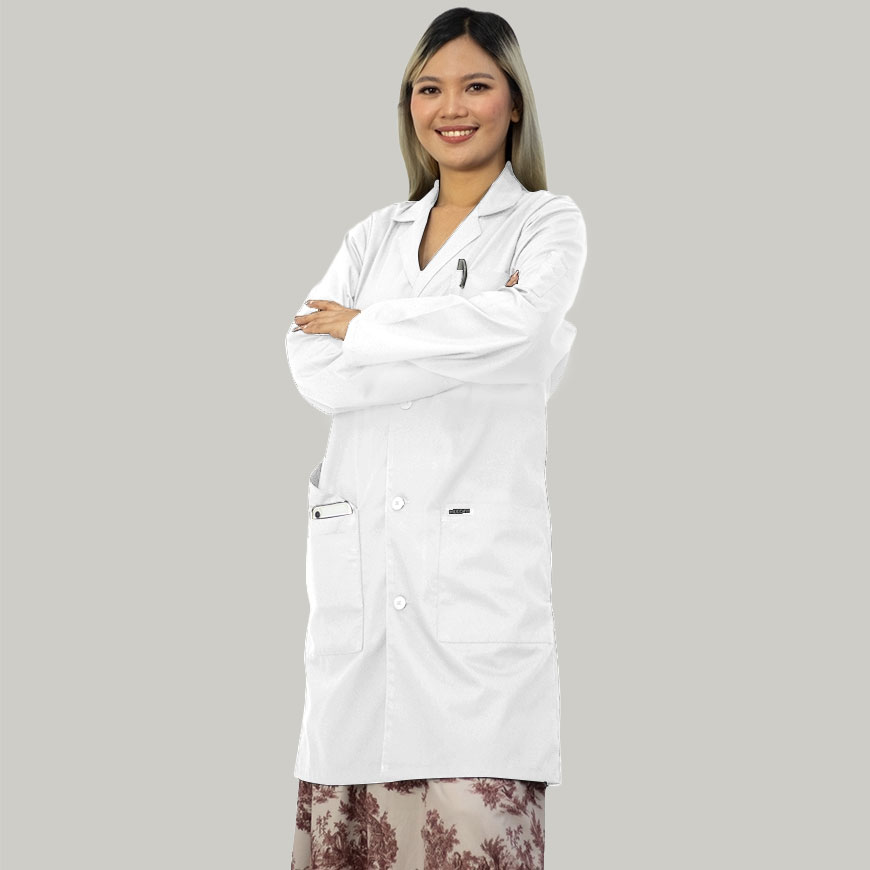 Glycare 38 Inches Unisex Premium Lab Coat: HF-1501V4